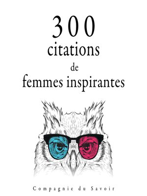 cover image of 300 citations de femmes inspirantes